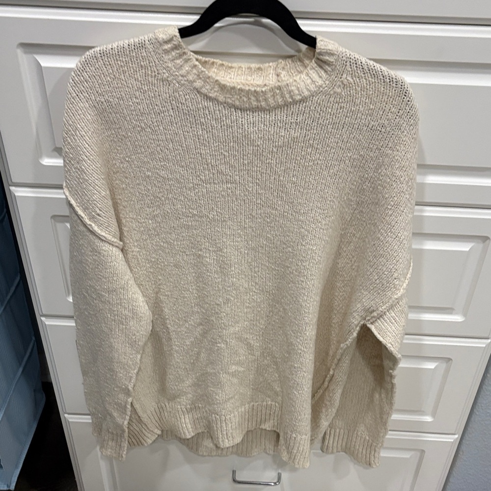 Allsaints Cozy Cream Sweater